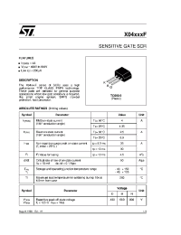 Datasheet X0402MF manufacturer STMicroelectronics